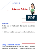 Module 3 Using a Network Printer