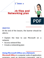 MODULE 4 Network Files and Networking Plan