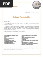 Carta de Presentación