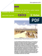 Informe Acaparamiento de Tierras OI- Sept 2011