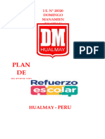 Plan de Refuerzo Nivel Primaria 20320 - 2023