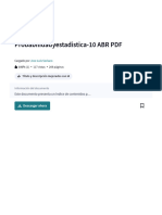 Probabilidadyestadistica-10 ABR PDF - PDF - Muestreo (Estadísticas) - Estadístic