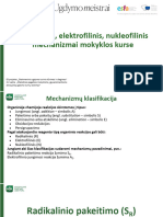 2.8. Radikalinis, Elektrofilinis, Nukleofilinis Mechanizmai Mokyklos Kurse (1)