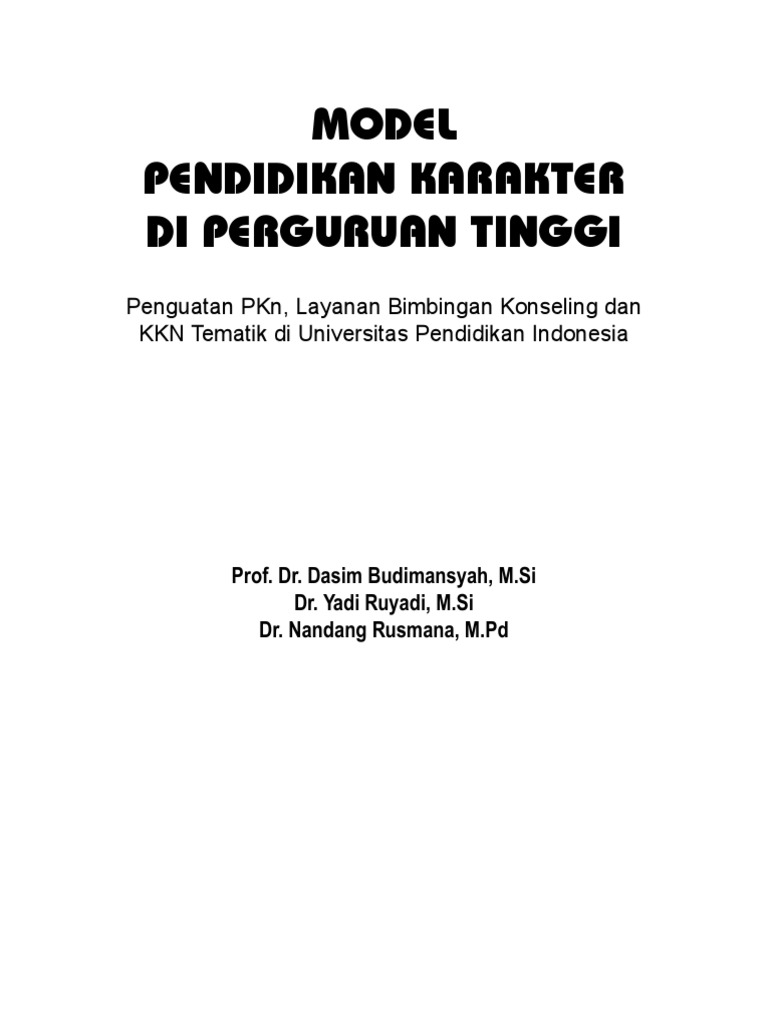 Pendidikan Karakter