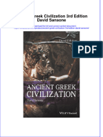 (Download PDF) Ancient Greek Civilization 3Rd Edition David Sansone Online Ebook All Chapter PDF