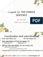 Session 7 - The Complex Sentence