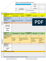 Plan de Mejora Evaluacion Diagnostica de Aula - 2023