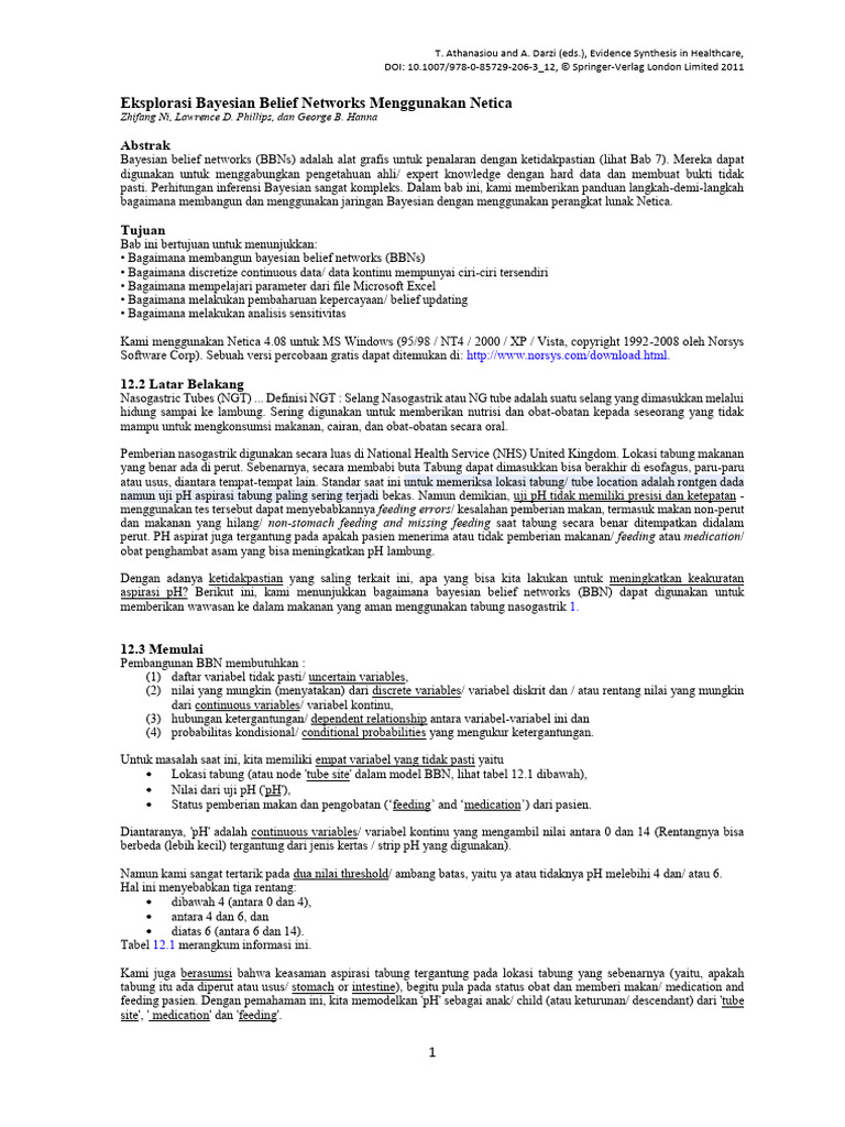 xAI-12 x1 Exploring Bayesian Belief Networks Using Netica | PDF