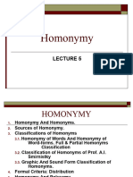 Pr5 Homonymy