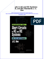 (Download PDF) Short Circuits in Ac and DC Systems Ansi Ieee and Iec Standards J C Das Online Ebook All Chapter PDF