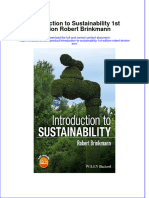 [Download pdf] Introduction To Sustainability 1St Edition Robert Brinkmann online ebook all chapter pdf 