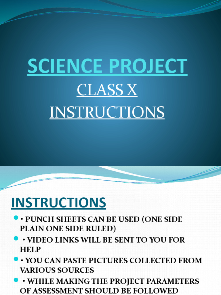Science Project | PDF