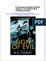 (Download PDF) Sign of Evil A Fast Paced Thriller Di Sara Ramsey Book 11 1St Edition M A Comley Comley Online Ebook All Chapter PDF