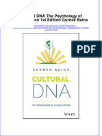 (Download PDF) Cultural Dna The Psychology of Globalization 1St Edition Gurnek Bains Online Ebook All Chapter PDF