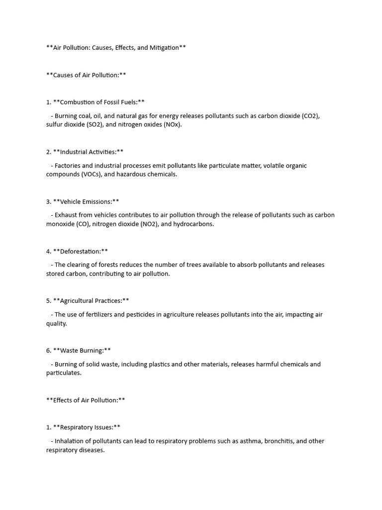 Air Pollution Pdf Air Pollution Combustion