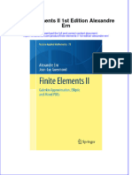 (Download PDF) Finite Elements Ii 1St Edition Alexandre Ern Online Ebook All Chapter PDF
