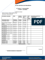 Anexo 4 - Ficha de Controle de Frequência