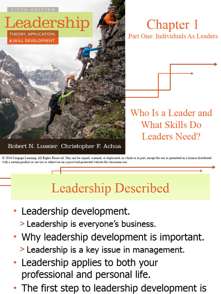 Who Is A Leader and What Skills Do Leaders Need?: Part One: Individuals ...