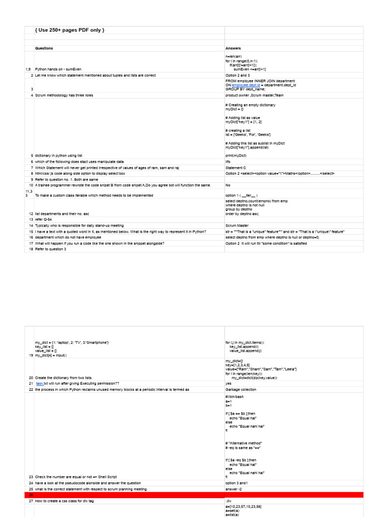 Final Assesment Answer Keys - 256 Page PDF | PDF | Bootstrap (Front End ...