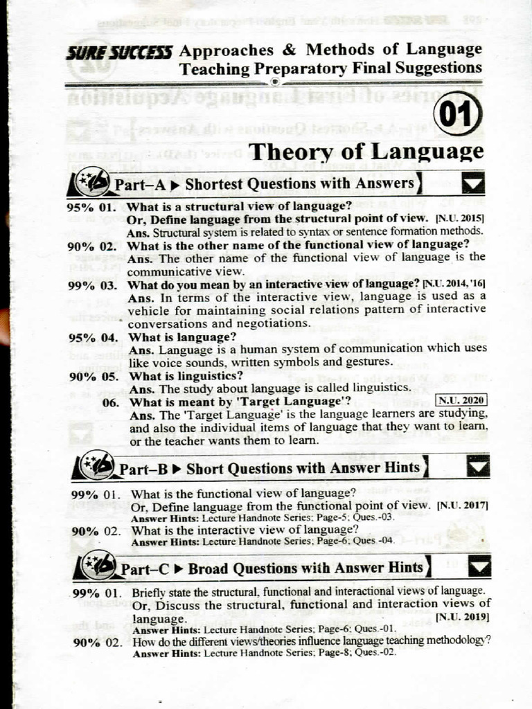 Sure Success Suggestion ELT | PDF