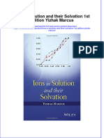 (Download PDF) Ions in Solution and Their Solvation 1St Edition Yizhak Marcus Online Ebook All Chapter PDF