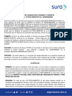Contrato de Transaccion RC Lesiones Muerte - Daños Zyt005