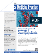 Abnormal Uterine Bleeding in The Nonpregnant Patient