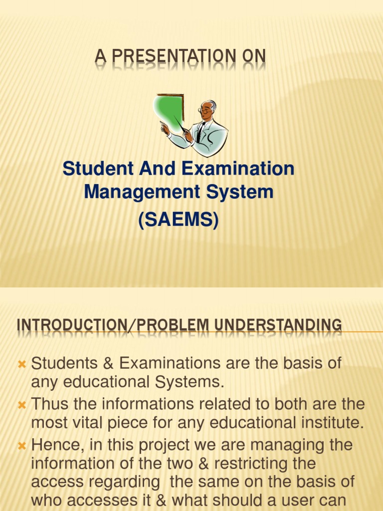 Student Examination Management System | PDF | Software Engineering ...