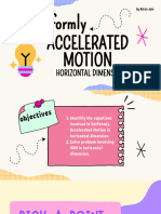 Uniformly Accelerated Motion Presentation