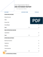 Free Income Statement Template - Zoho Books