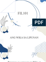 FIL101 Aralin 3 2024