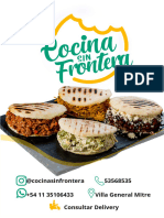 Menú Cocina Sin Frontera 30 Enero