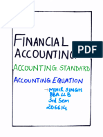Financial Accounting (206614) Mihir Singh