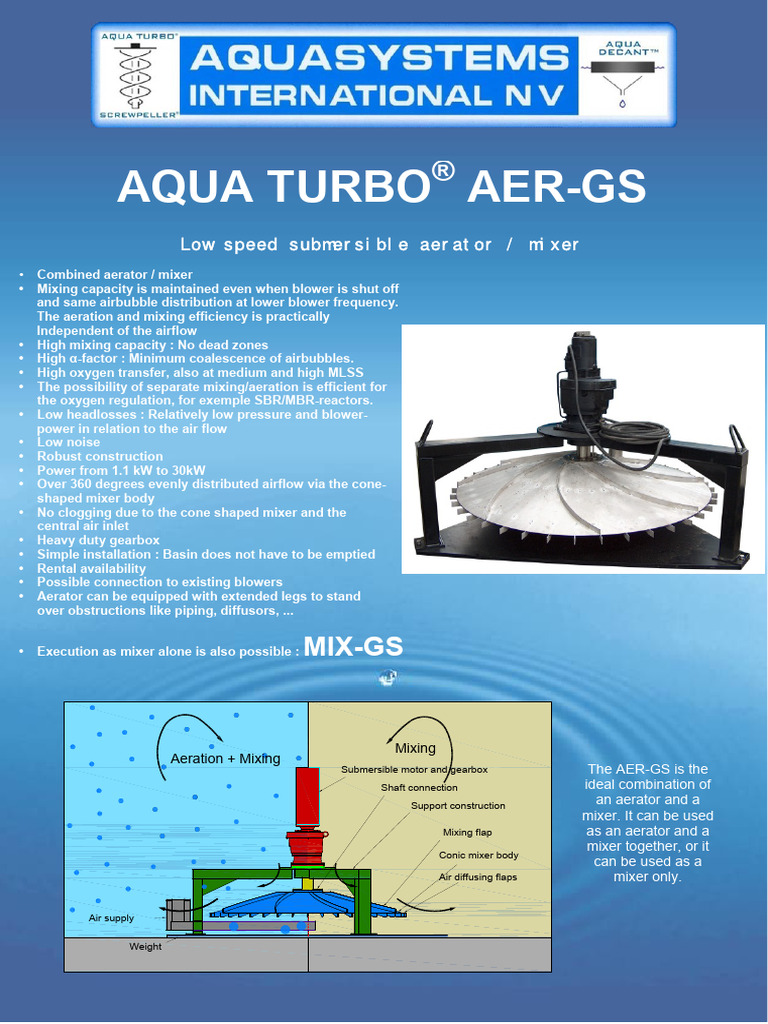 AER-GS Brochure | PDF | Mechanical Engineering | Manufactured Goods