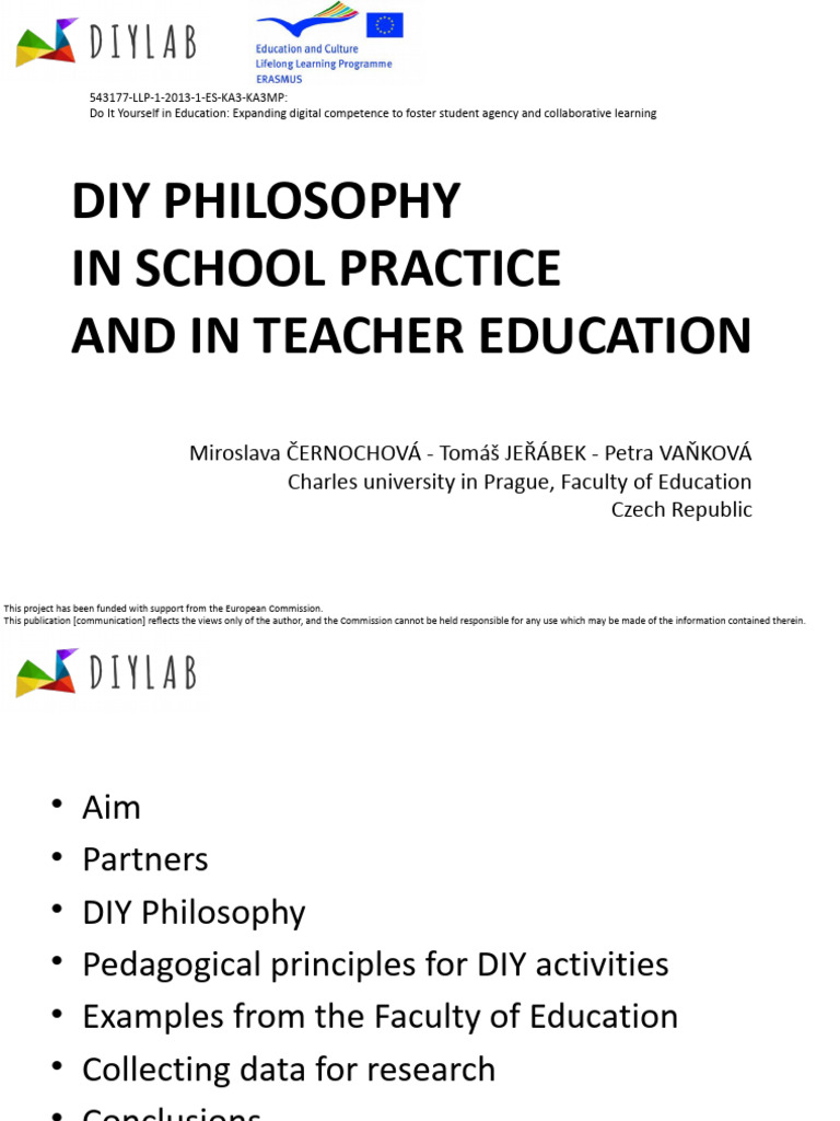 DIY Philosophy in Teacher Education | PDF | Pedagogy | Teachers