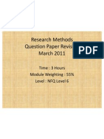 Research Methods QST Anws