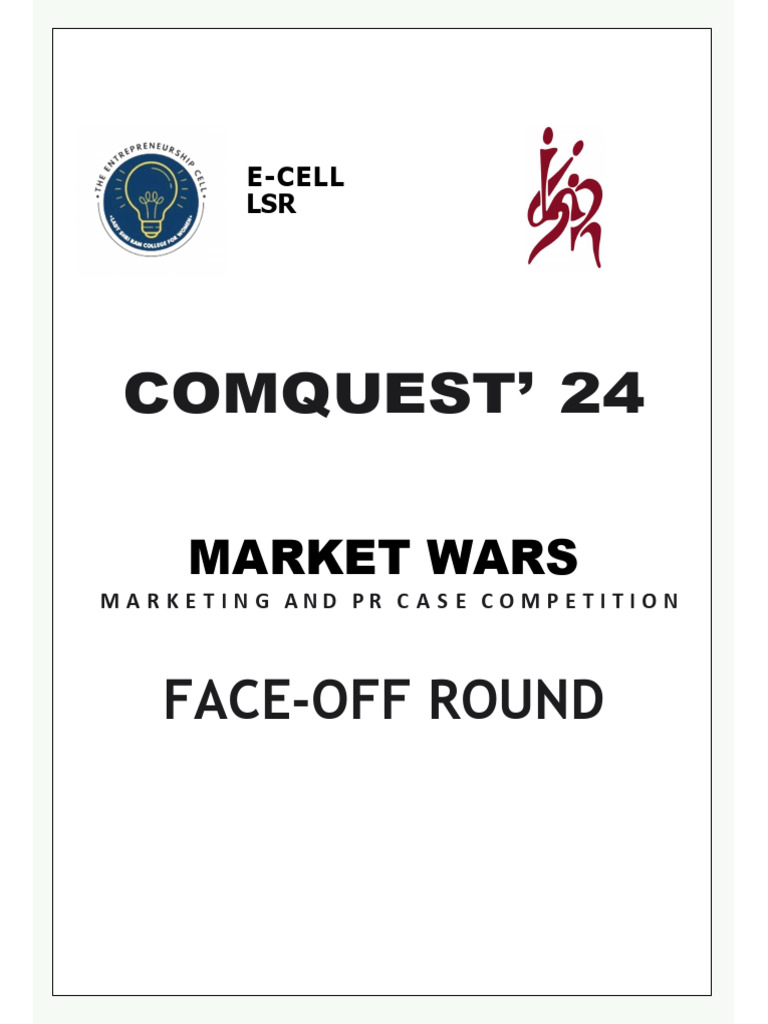 Comquest round 2 pdf entrepreneurship creativity