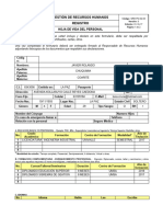 GRH-PO-02-04 Form. Hoja de Vida Del Personal