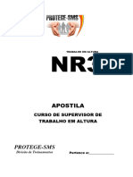 NR35 supervisor de trabalho