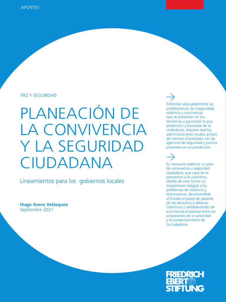 Plan Integral de Convivencia y Seguridad | PDF | Policía | La ...
