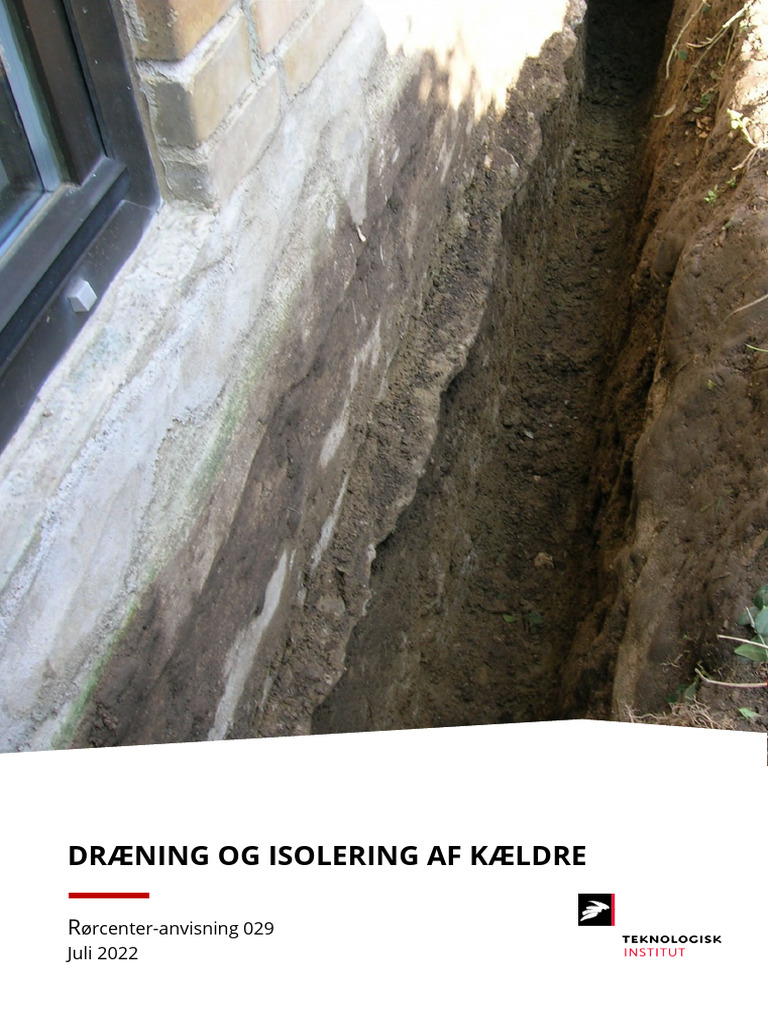 Rørcenter-Anvisning 029. Dræning Og Isolering Af Kældre | PDF