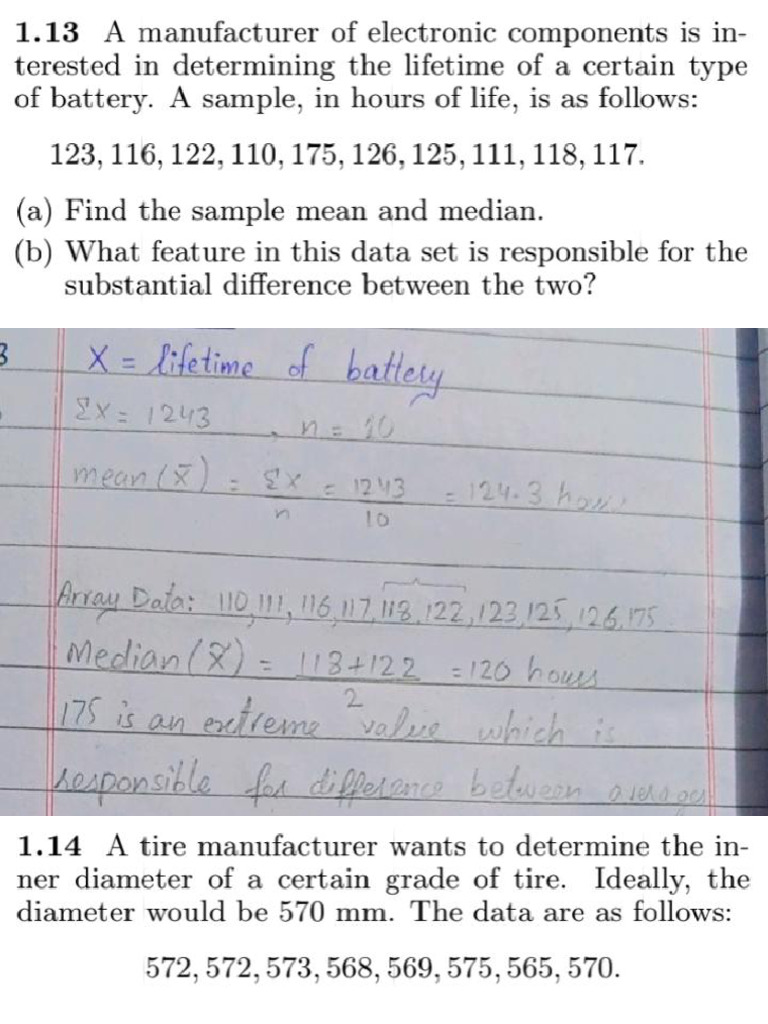 Statistics Chapter 1 | PDF