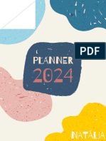 planner 2024 completo azul e branco