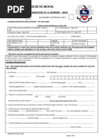 153 - Hhs Learner Application Form 2024