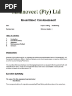 Football Risk Assessment Template | PDF | First Aid | Risk Assessment