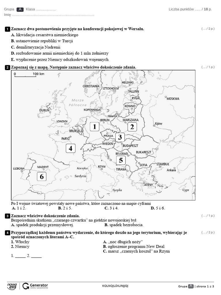 Rozdzia vi test 2 test z widoczna punktacja pdf
