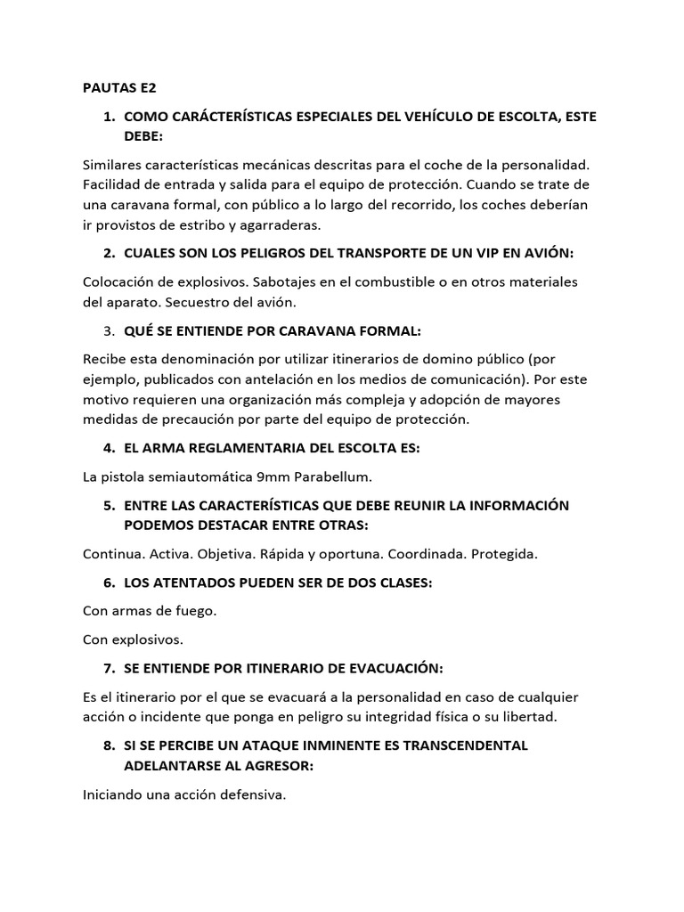 Pautas E2 | PDF