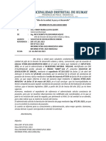 Informe N°274 Devolucion de Dinero