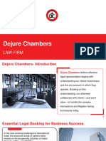 Dejure Chambers Introduction