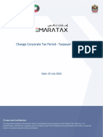 CT Change Corporate Tax Period Taxpayer Training Manual EN-SANITIZED V2